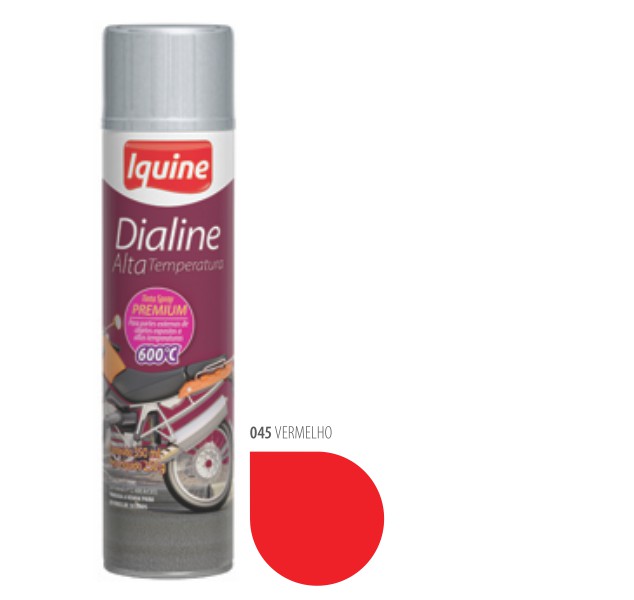 SPRAY DIALINE 400ML VERMELHO IQUINE 